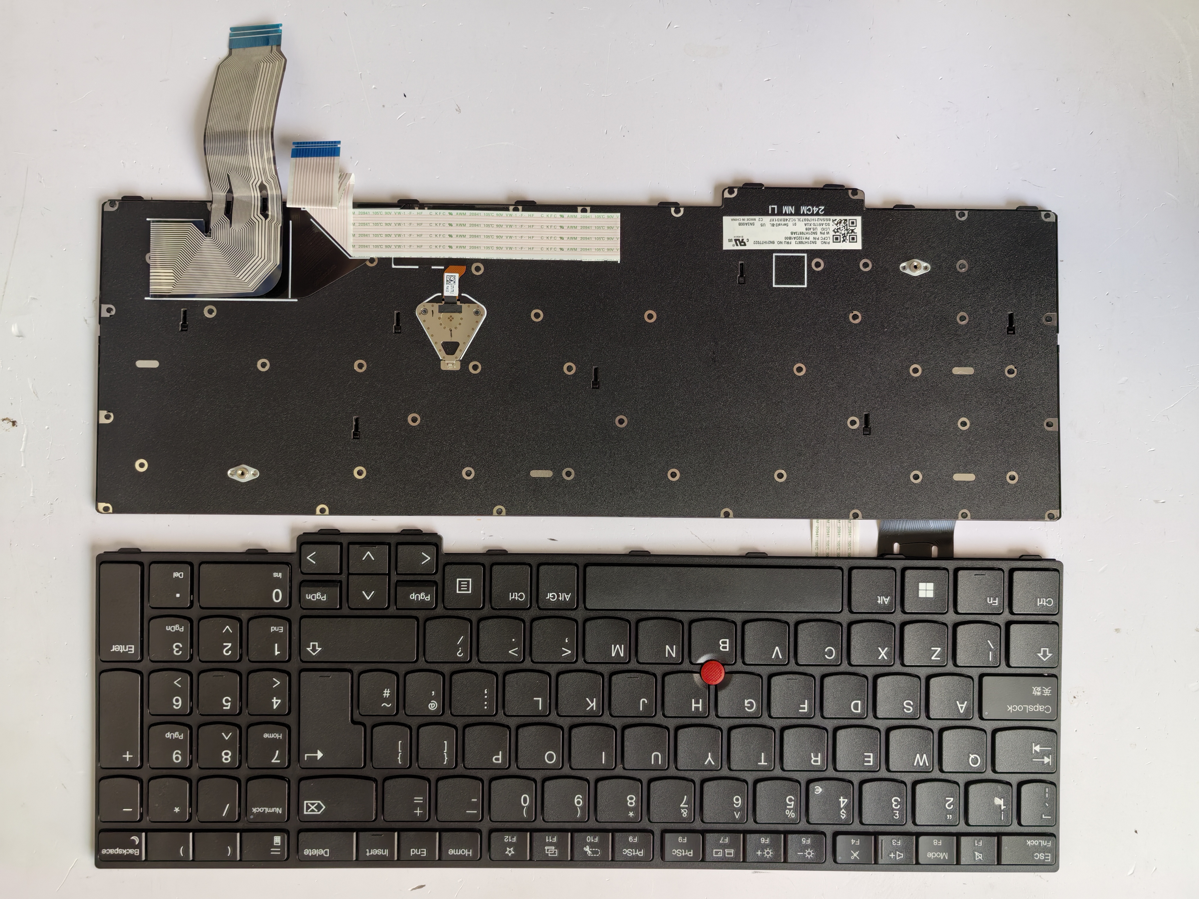 Picture of New Replacement Laptop Keyboard For IBM L16 GEN1/T16 GEN3 BLACK FRAME BLACK UK Layout